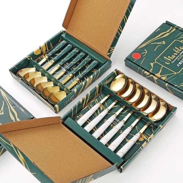 Six pieces spoon sets